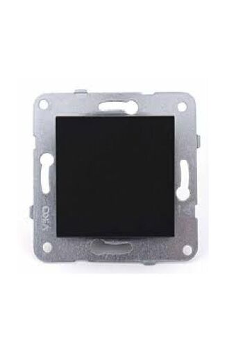 VİKO Artline Novella Black Single Switch Frameless92605501