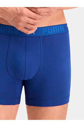Puma Pack of 2 - Logo Print Sport Cotton Boxer