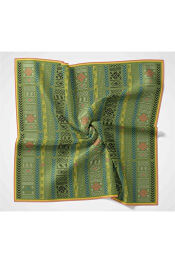 Silk Home Soft Cotton Metric Patterned Scarf