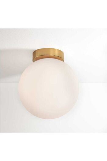 BSA LIGHTING Afşa Gold Sarı Plofonyer Avize (BEYAZ CAMLI)