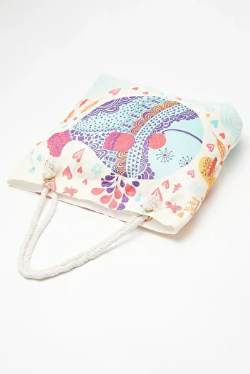 Çantacımstore Women's Cloth Bag Fish Pattern