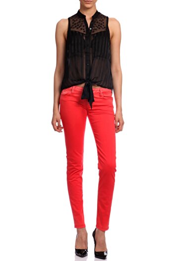 Guess Pembe Pantolon