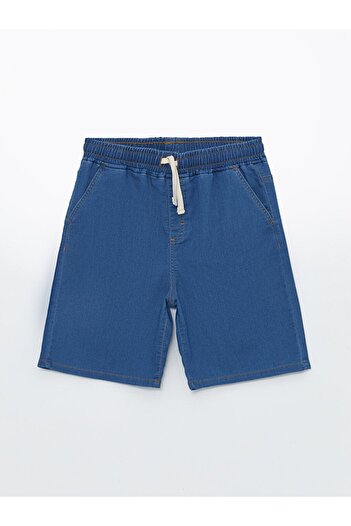 LC Waikiki Comfortable Fit Elastic Waist Boy's Jean Shorts