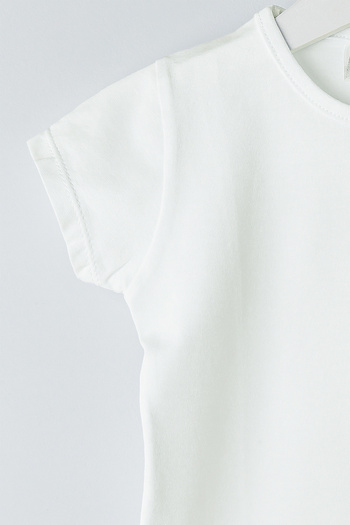 Babymod Short Sleeve Children's Body Solid Color Children's T-Shirt
