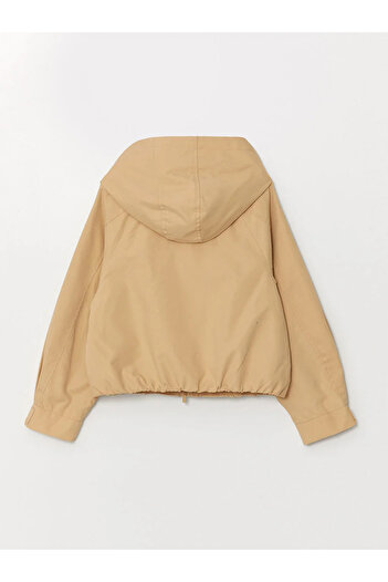LC Waikiki Lcw Hooded Girl's Trench Coat