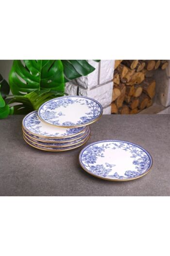 Laviss Ceramic 6 Piece Cake Plate