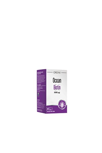 Ocean Biotin 5000ug 60 Capsules - Facial Cleansing Gel Gift 100ml