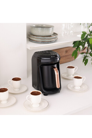 Karaca 5 Cup Capacity Turkish Coffee Milk and Beverage Prep Machine