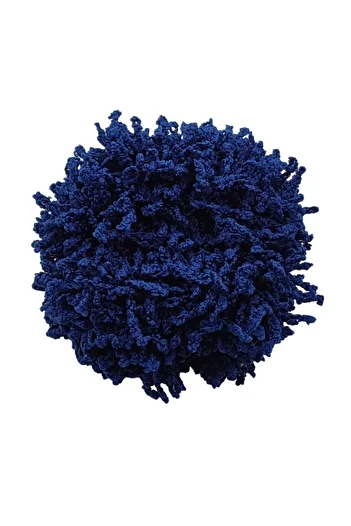 PAKER GİYİM Chignon și agrafă pentru femei Blue Curly