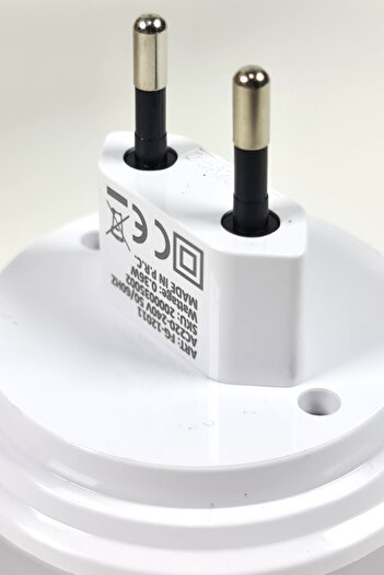 Binbirreyon Round Gece Lambası Led Gece Lambası Işık Sensörlü Beyaz 66mm Jh024