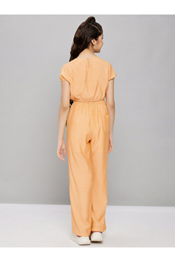 Stylo Bug By Styli Puff Sleeves Crop Top and Straight Leg Pant Set