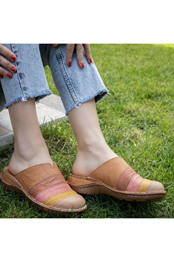 CONSUELO Orthopedic Leather Women's Sabo Slippers 10399