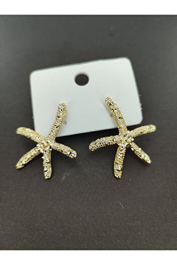 Candy Patterned Starfish Earrings