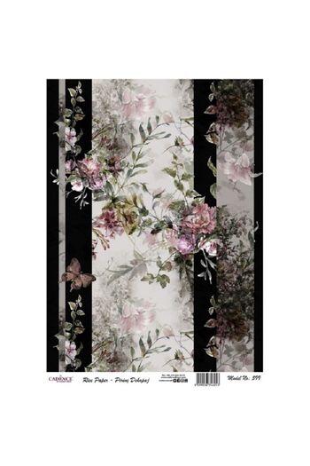 Cadence Model 599- Brass Decoupage