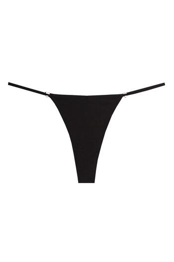 papatya lingerie String Thong Cotton Heart Detail 7'' Package W-105