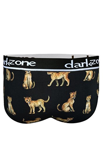 darkzone Men's Tiger Pattern Anthracite Cotton Slip