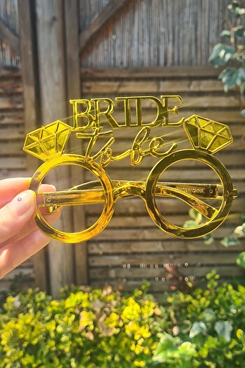PEKSHOP GOLD Solitaire Model - Bride To Be Glasses