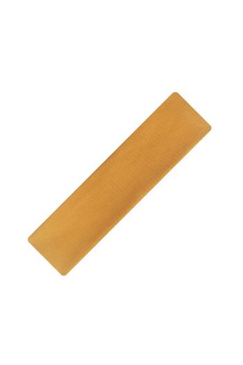 Salvia Dione Set of 3 Cotton Fitness Headbands - Women's and Men's tennis, for pilates, Mango Yellow
