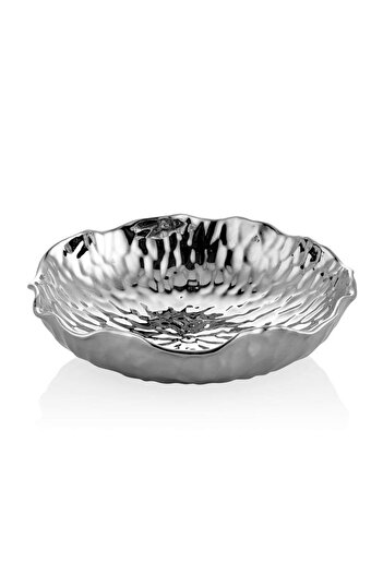 LAMEDORE Lotus Silver Large Bowl - 32X31X9 cm 1Bxs-B122Ls