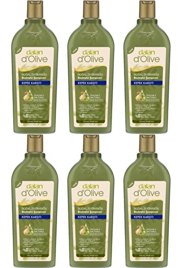Dalan 400 Ml 6 Pieces Natural Olive Oil Bran Nourishing Shampoo