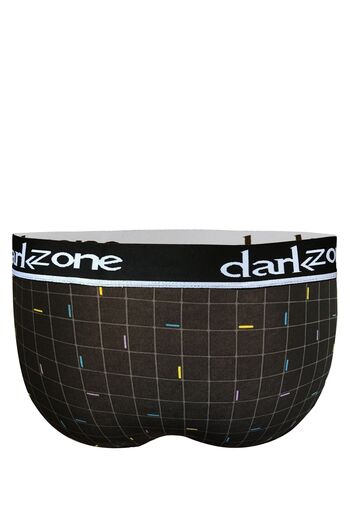 darkzone Men's Open Front Elastic Patterned Anthracite Slip