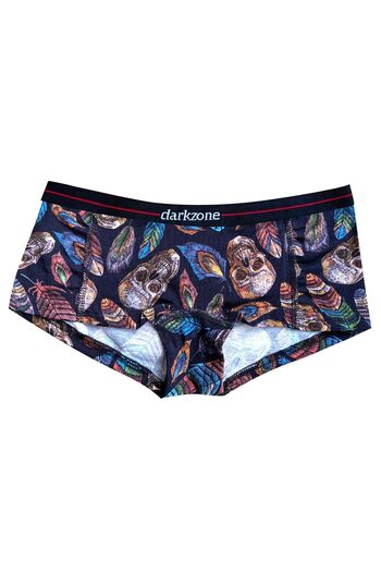 darkzone Slip boxer de damă cu imprimeu digital cu model de craniu