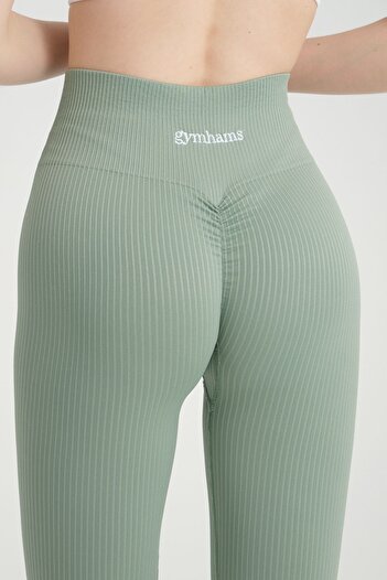gymhams High Waist and Recovery Push Up Women's Leggings - Gathered Hip Shaping Sports Fitness Yoga