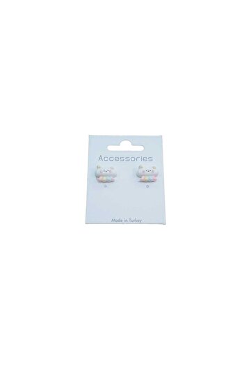 miso aksesuar takı Colorful Cloud Children's Earrings - Misotrend