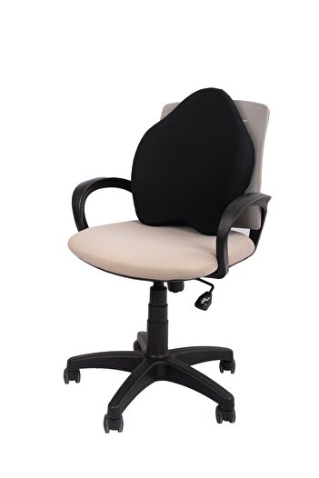 Viscomina Orthopedic Waist Cushion Back Cushion Auto Vehicle Cushion Chair Cushion (orthopedic Product) Black Color