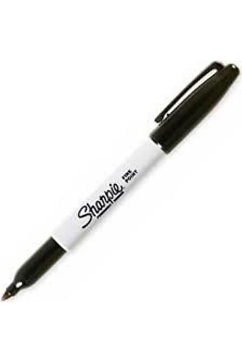 Sharpie SHARPİE FİNE PERMANENT MARKÖR 1741831 SİYAH 22+2 HEDİYELİ  TOPLAM 24 ADET - HER YÜZEYE UYGULANABİLİR