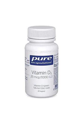 Pure Encapsulations Vitamin D3 - 1000 IU 30 Capsules