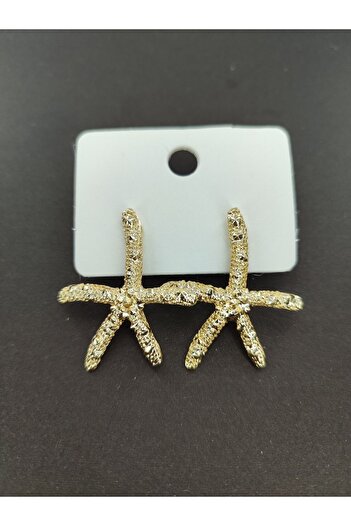 Candy Patterned Starfish Earrings