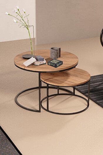 GOLDFALEZ Double Luxury Special Walnut Coffee Table