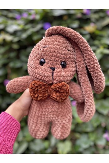 Homesinti 30cm amigurumi el yapımı uzun kulaklı Tavşan