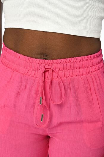 Orfeo Negro Women's - Straight Cut and Comfortable Fit Elastic Waist Pants