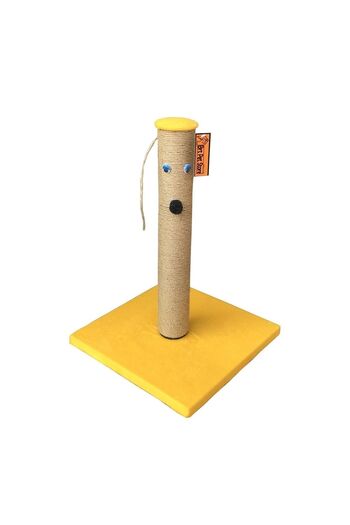 BRT Pet Yellow Cat Scratching Board - 42 Cm