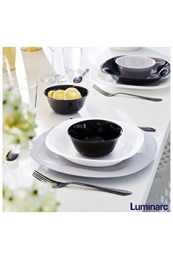 Luminarc Carine White Pit Dinner Plate 6 Pcs 21cm