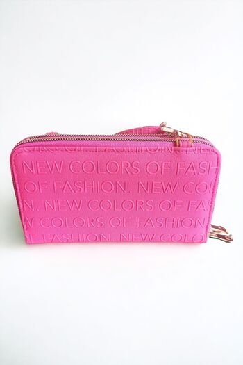 ALYA Women's Cross Strap Compartment Phone Bag Wallet