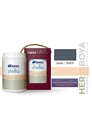 Bianca Stella Yeni Nesil Dönüşüm Boyası Dolap Boyama Seti Navy