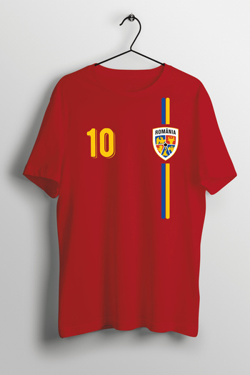 Pisa Art Romania Retro Oversize Football T-shirt - Romania Retro T-shirt