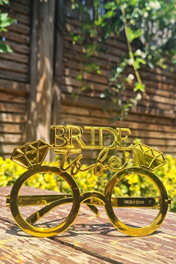 PEKSHOP GOLD Solitaire Model - Bride To Be Glasses