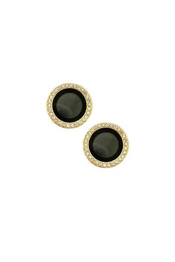 zore iPhone 14 Plus Compatible Zore Cl-06 Camera Pat Protector-Gold