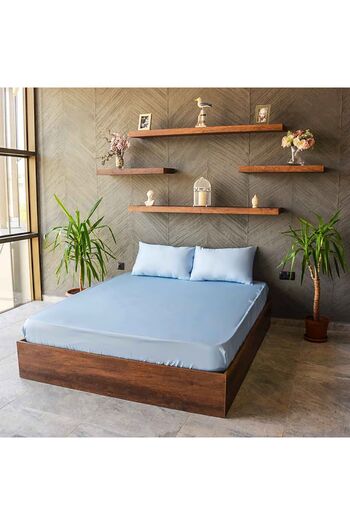 Yuvam 100% Cotton Ranforce - Double Plain Paint Fitted Set