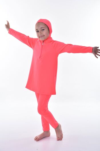 Rs Ramuni Girl's Poppy, Hijab, Dress Closed Swimsuit
