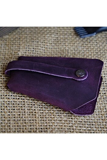 Modica Terrago- Genuine Leather Keychain, Leather Key Pouch, Compact Leather Keychain, Car Keys