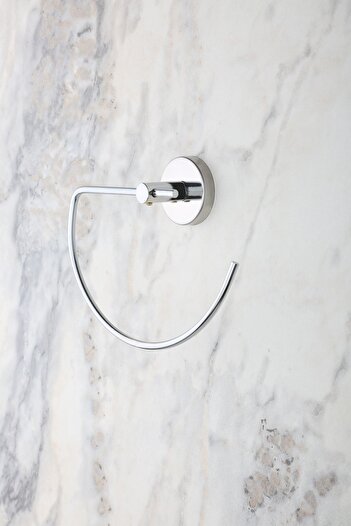 MultiStore Chrome Semicircular G Towel Holder