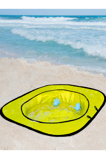UYDEE Yellow Kids Swimming and Baby Water Pool - Foldable Beach Cover