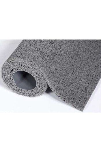tiritoğluhome Curly Mat Width 100cm Gray (Metering Cut to Quantity Entering.)