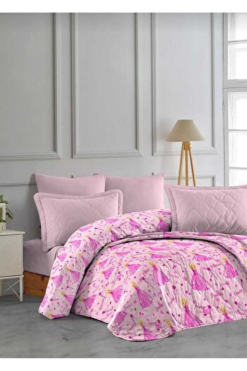 MORRİVAL SINGLE PERSON PRINCESS QUILTED MULTI-PURPOSE PINK