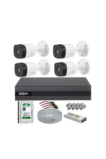 DAHUA 4 Camera Security Camera Set - 1Tb Original Hdd